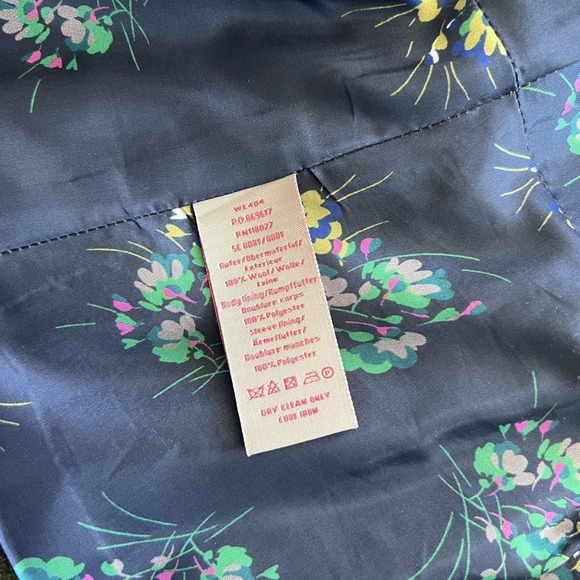 Boden British Tweed By Moon Herringbone Blazer Womens UK 10/ US 6 Green Wool - Picture 8 of 15